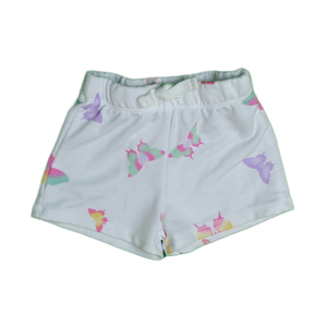 Cozii- Butterfly Shorts (White)