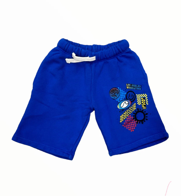 Californian Vintage- Beach Club Shorts (Royal Blue)