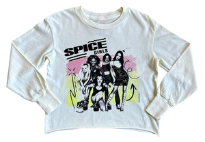 rowdy sprout- Spice Girls Long Sleeve Crop Tee