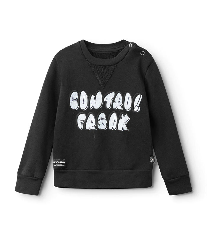 nununu - Bubbly Control Freak Sweatshirt (Black)