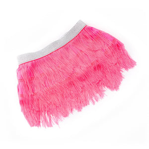 shade critters- Hot Pink Girls Fringe Skirt Cover