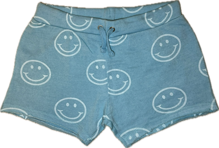 Vintage Havana- Bermuda Blue Allover Smiley Shorts
