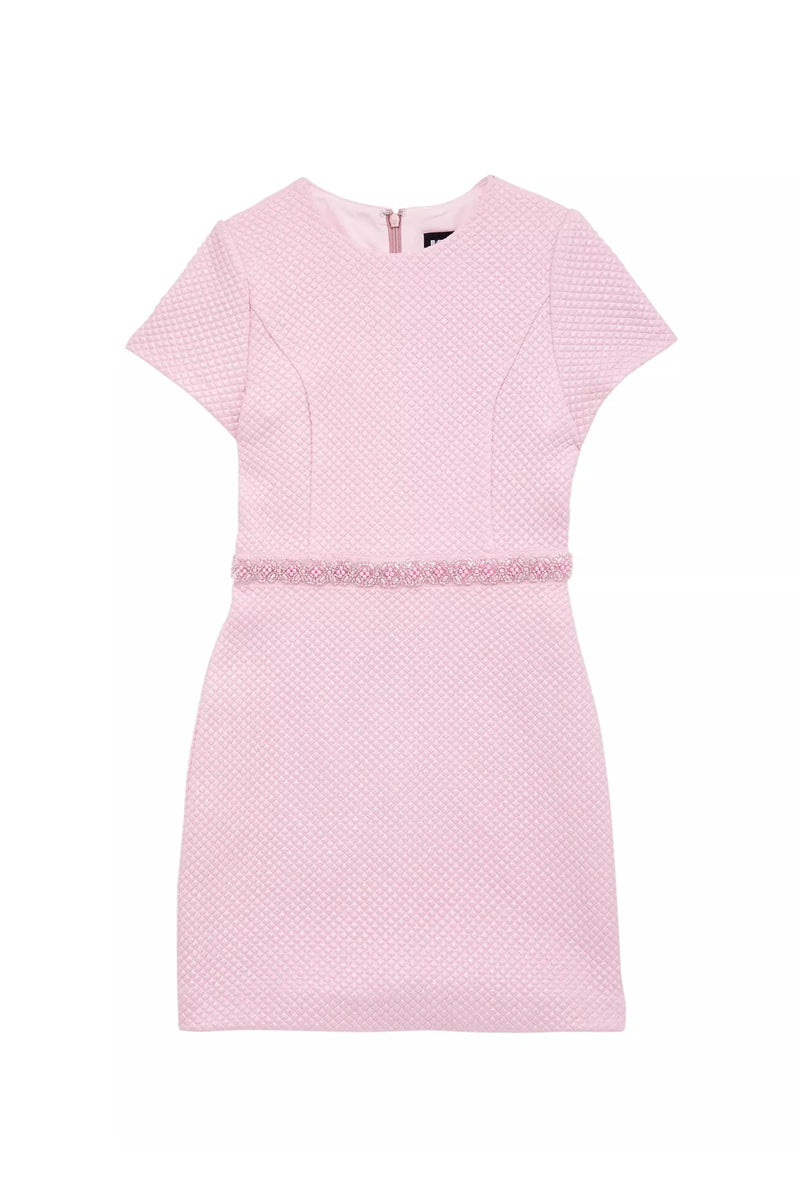 KatieJ NYC - Junior - Black/Baby Pink Tina Cocktail Dress main image 1