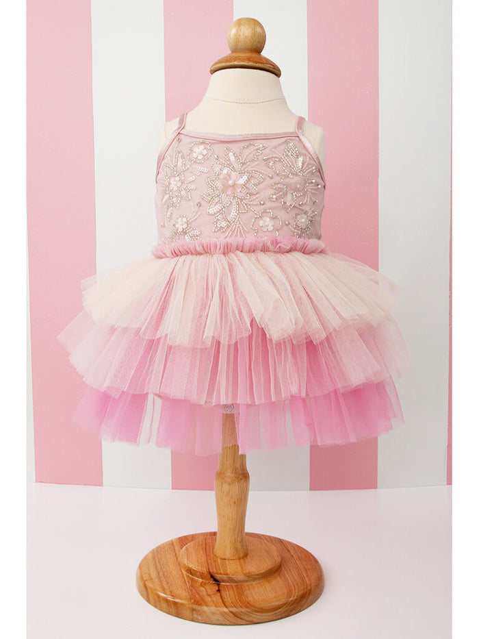 Ooh! La, La! Couture- Pink Fleur Dress