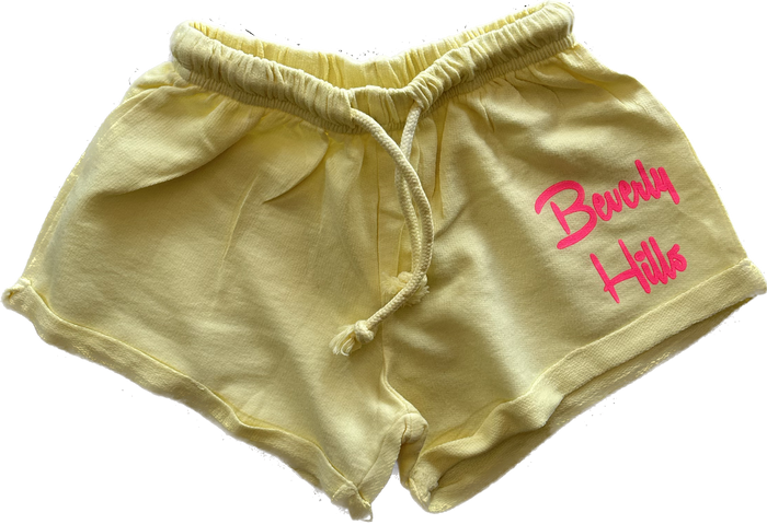 Vintage Havana- Yellow Beverly Hills Shorts