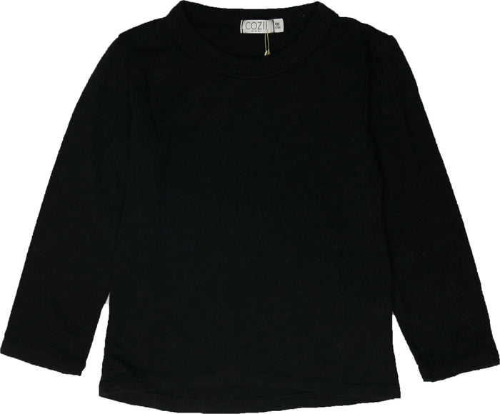 COZII- L/S CREW TEE (black)