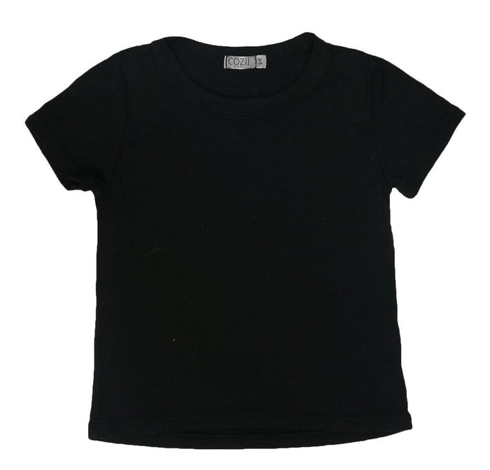 Cozii- TEE SOLID (black)