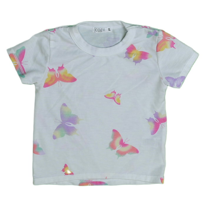 Cozii- Butterfly Tee (White)