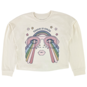 TINY WHALES- Dream In Color Long Sleeve Tee (Natural)