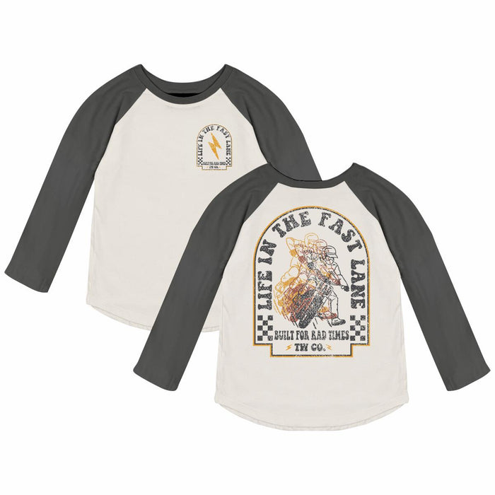 TINY WHALES- Fast Lane Long Sleeve Raglan