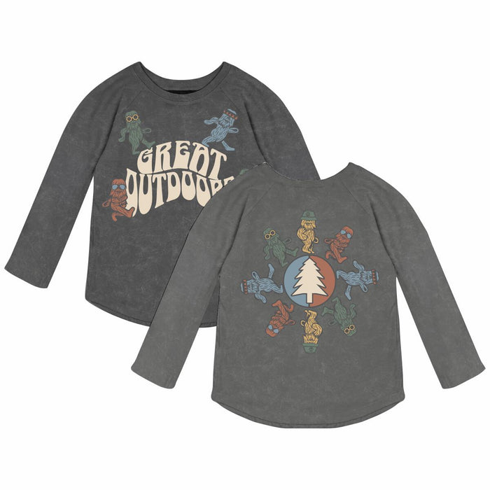 TINY WHALES- Great Outdoors Long Sleeve Raglan