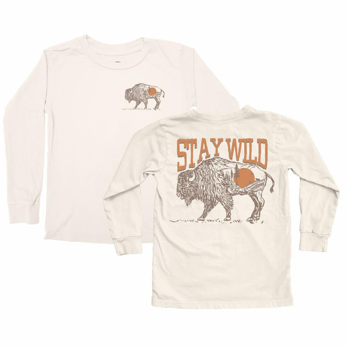 TINY WHALES- Stay Wild Long Sleeve Tee