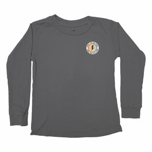 TINY WHALES- Built For Rad Times Long Sleeve Tee (vintage black)