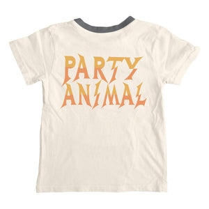 TINY WHALES- Party Animal Tee (natural)