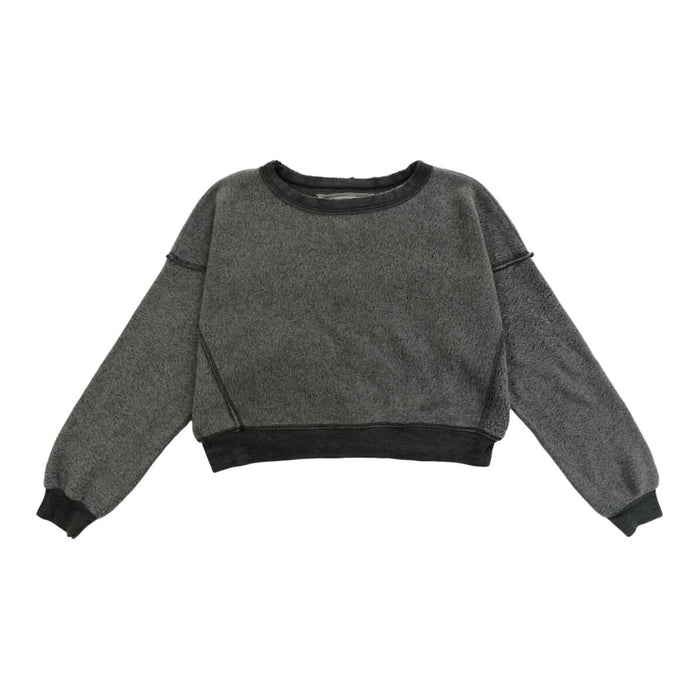 T2LOVE- OFF SHOULDER DOLMAN TOP REVERSED (grey)