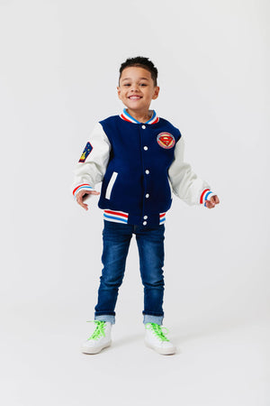 Lola and the Boys- Superman™ Boys Bomber Jacket