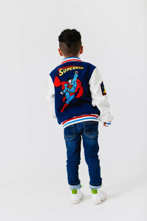 Lola and the Boys- Superman™ Boys Bomber Jacket