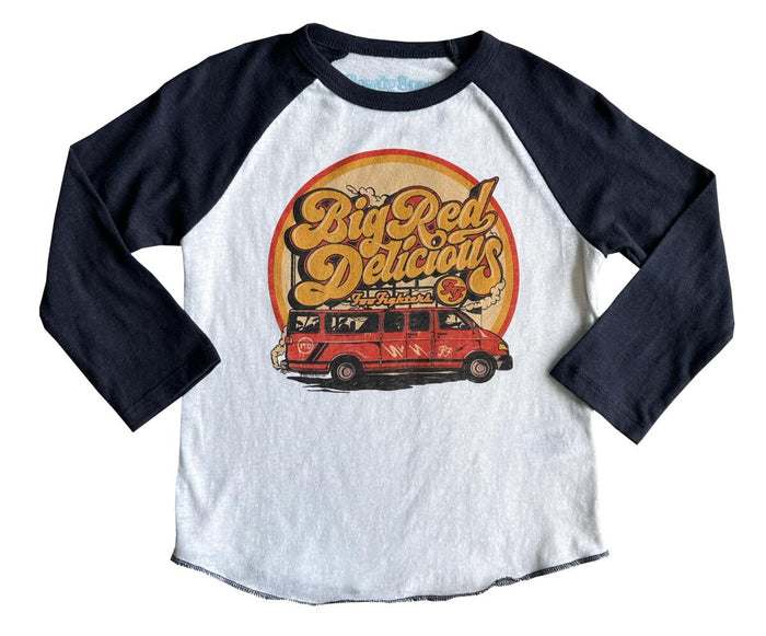 Rowdy Sprout- FOO FIGHTERS VAN LS RAGLAN TEE (V. WHITE / V. BLACK)