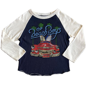 rowdy sprout- BEACH BOYS '83 LONG SLEEVE RAGLAN TEE