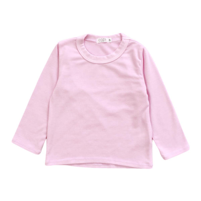 COZII- L/S CREW TEE (candy pink)