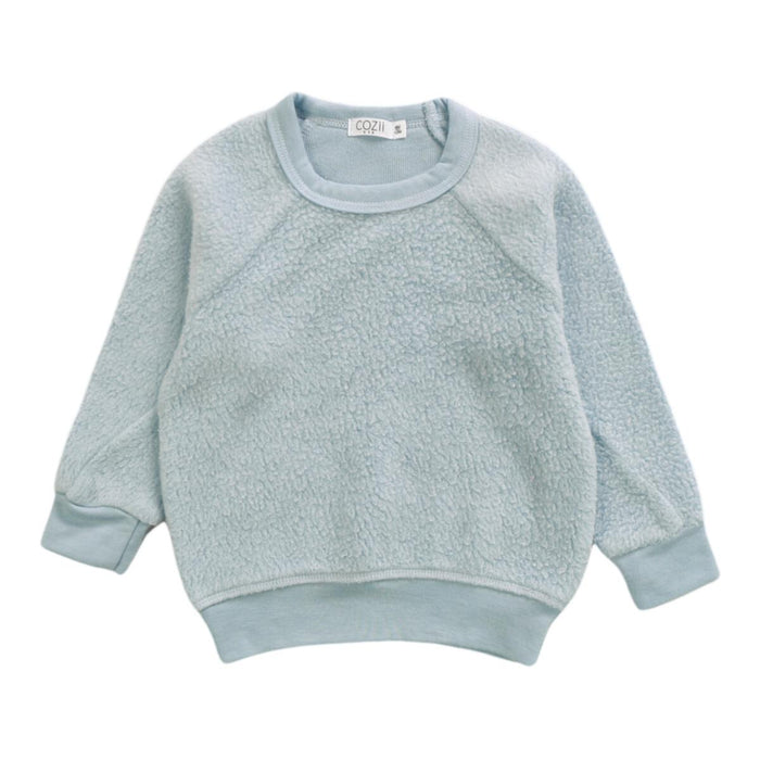 COZII- REV L/S CREW PULLOVER (sky blue)