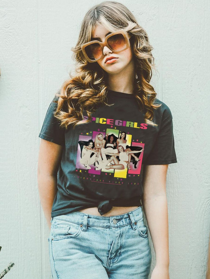 rowdy sprout- Spice Girls ss tee blk