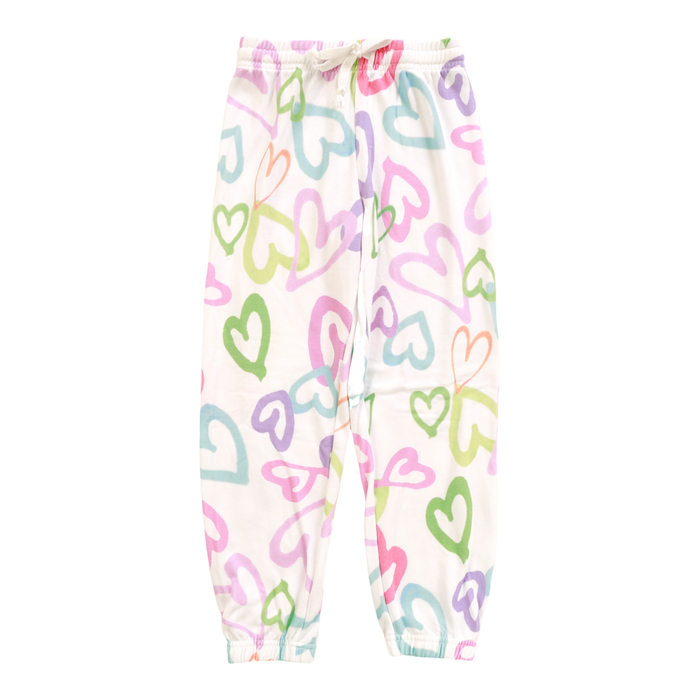 T2LOVE- Mix Heart Pant (white)