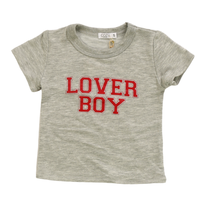 Cozii- Lover Boy Tee (Heather Grey)