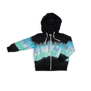 Fairwell-  Skater Zip Hoodie, in Wave