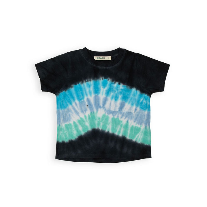 Fairwell- Pocket Tee, in Wave