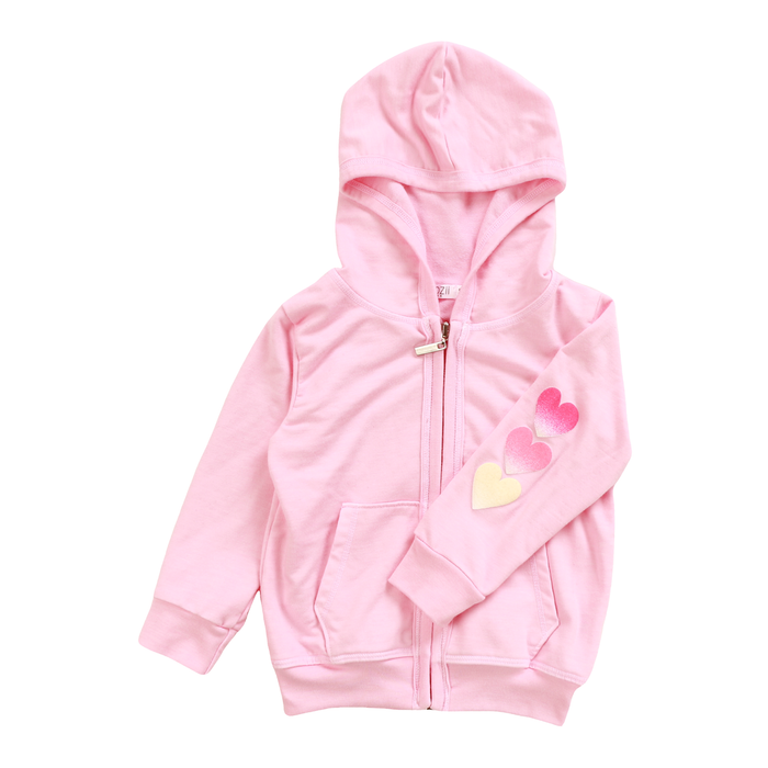 Cozii- Three Heart Hoodie (pink baby)