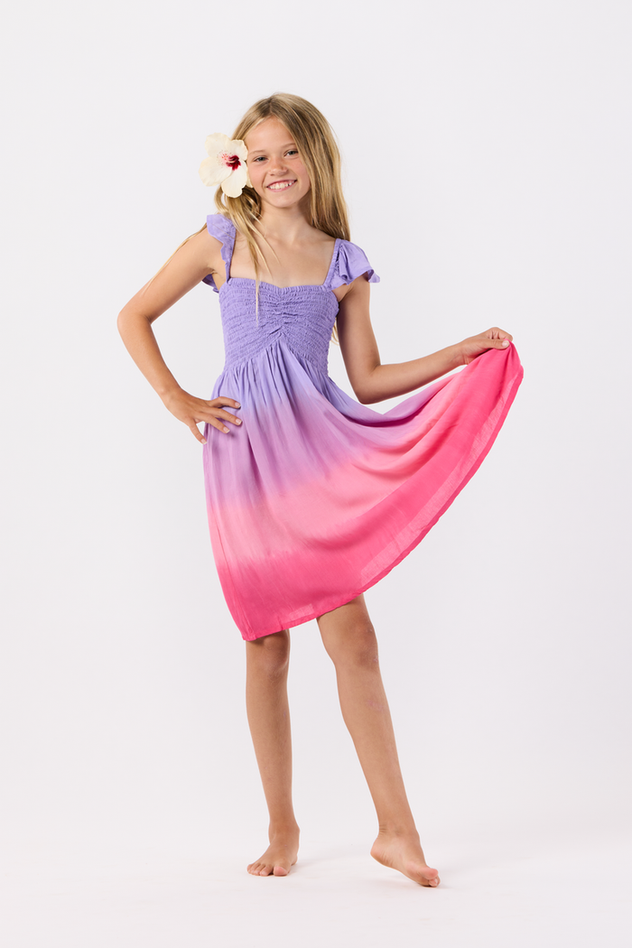 Tiare Hawaii- Kids Hollie Dress (lavender pink)