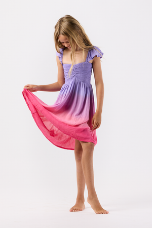 Tiare Hawaii- Kids Hollie Dress (lavender pink)