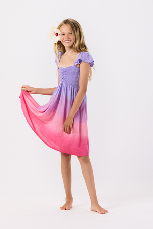Tiare Hawaii- Kids Hollie Dress (lavender pink)