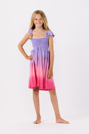 Tiare Hawaii- Kids Hollie Dress (lavender pink)
