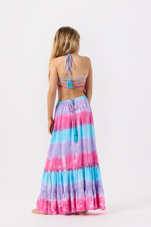 Tiare Hawaii-  Kids Naia Dress (teal luna)