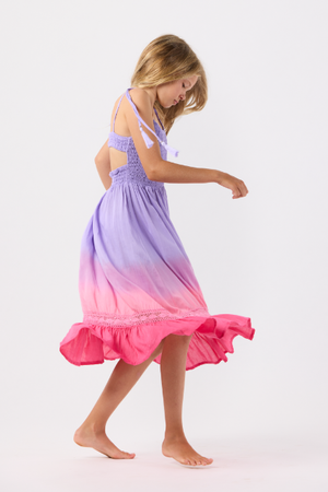 Tiare Hawaii- Kids Avalon Dress (lavender pink)