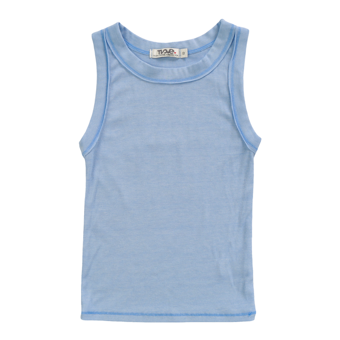 T2Love- FITTED MNG CREW TANK (baby blue)