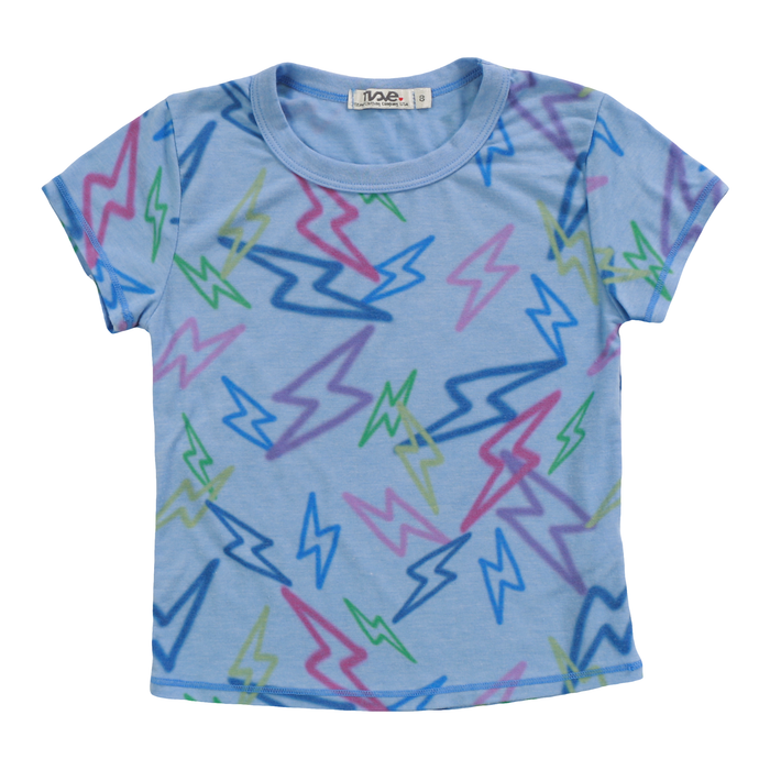 T2LOVE- S/S CLASSIC M&G FITTED TEE MIX BOLTS