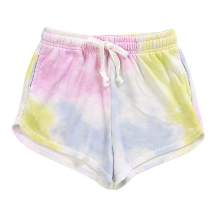 T2LOVE- ATHLETIC SHORT W/PKTS TIE DYE