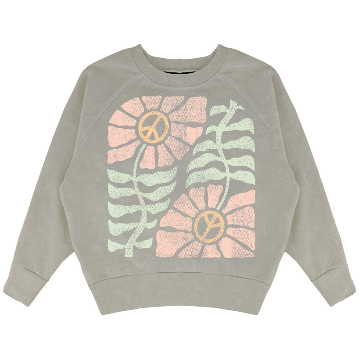 Tiny Whales- PEACE KEEPER BOXY SWEATSHIRT