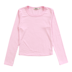 T2LOVE- L/S CREW TEE (baby pink)