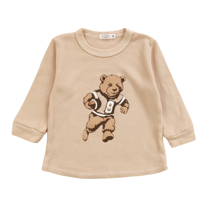 Cozii- Long Sleeve CREW TEE (touch down)