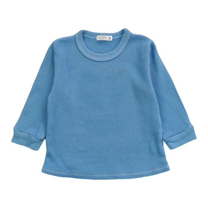 COZII- Long Sleeve Crew Top (blue)