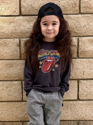 rowdy sprout- ROLLING STONES TONGUE LS TEE