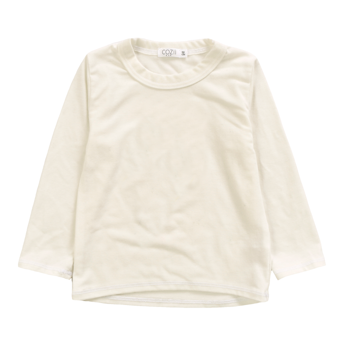 COZII- Long Sleeve Crew Neck (Winter White)