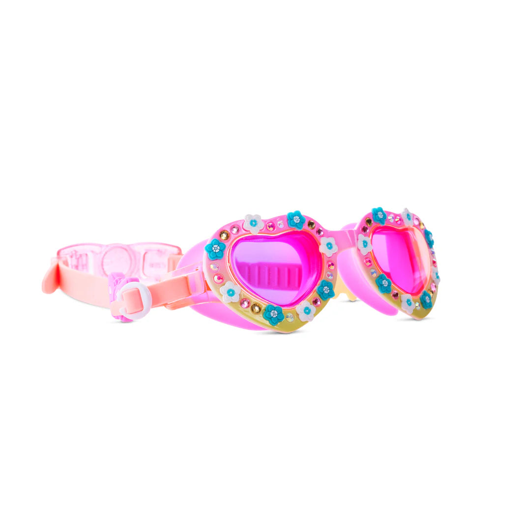 bling20 goggles Bling20- Daisies at Dawn Kids' Swim Goggles – Sunkissed Petals – Ragg Tattoo