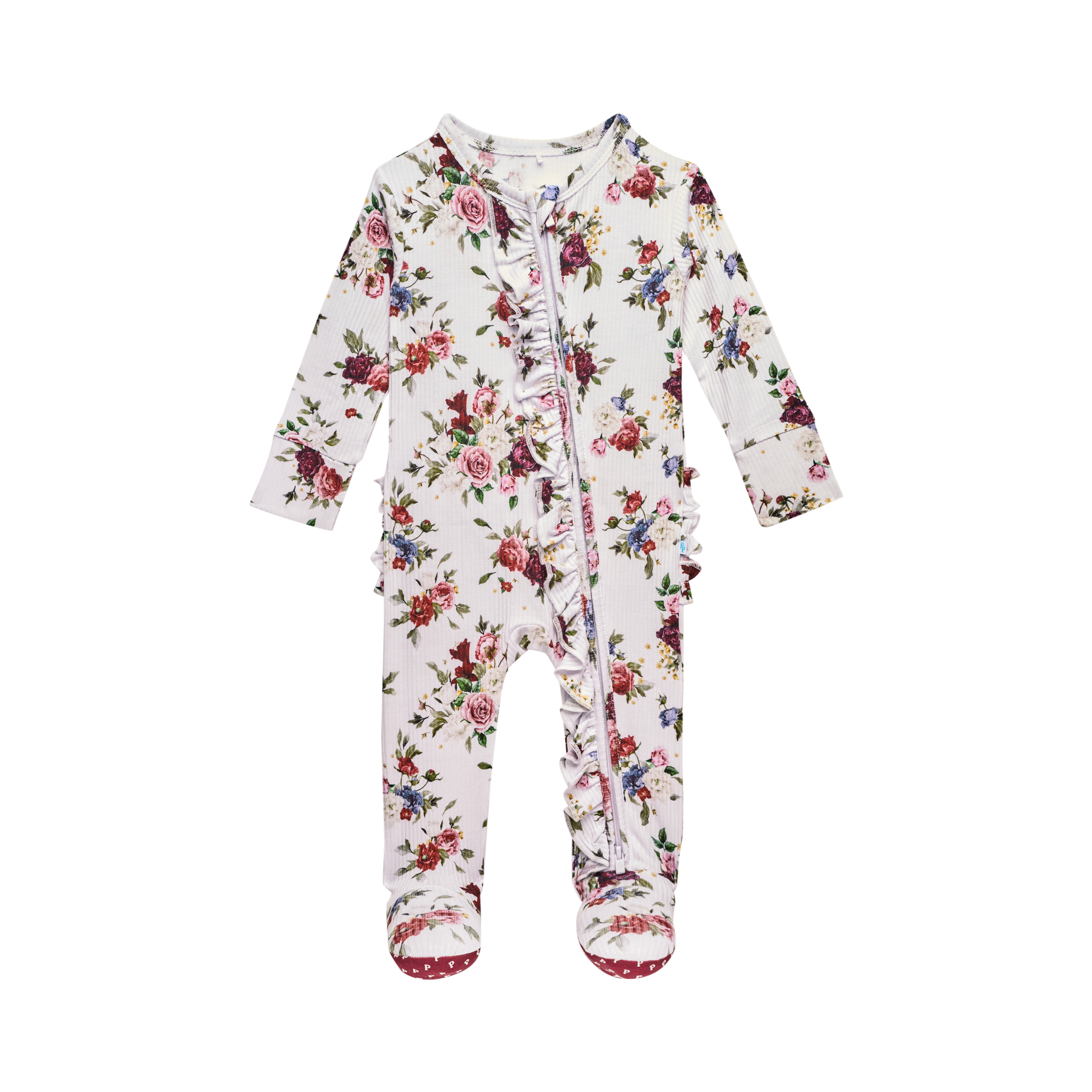 :: BUNDLE ON HOLD::Posh Peanut Raina Footie Ruffled Zippered One Piece size newest 6-9m