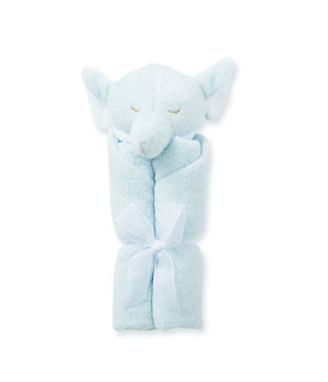 Angel Dear- Lovie Blankie - Elephant Blue - 13"X13"