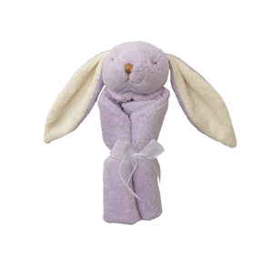 Angel Dear- Lovie Blankie - Lavender Bunny - 13"X13"